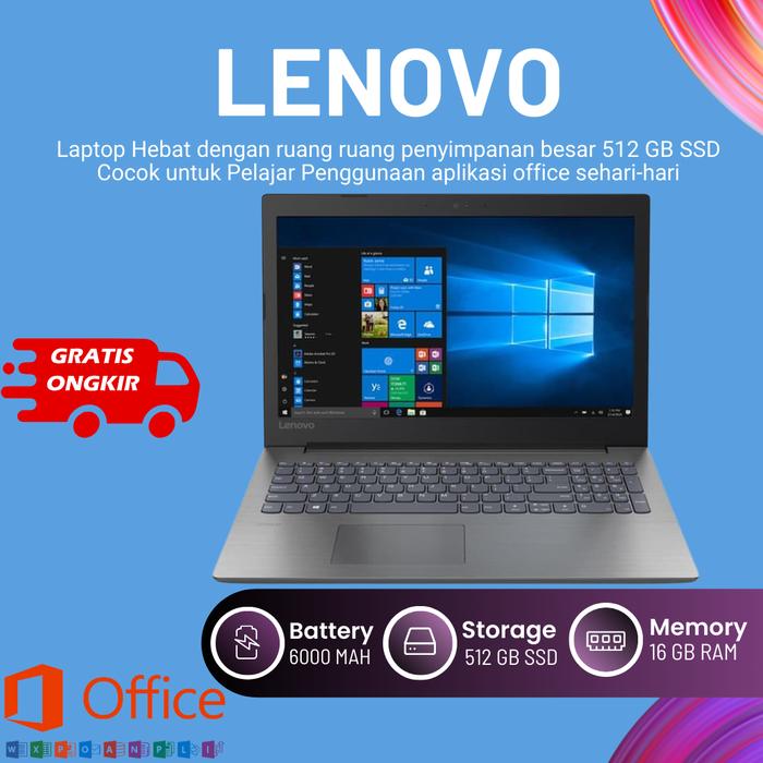 Jual LAPTOP LENOVO IDEAPAD 330 INTEL CELERON N4000/4GB RAM/500GB