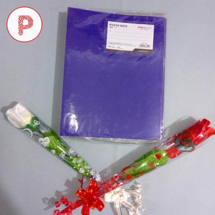 Gambar Map Binder Polos, Kertas A5 - Merah dari PINMEDIA undefined 4 Tokopedia