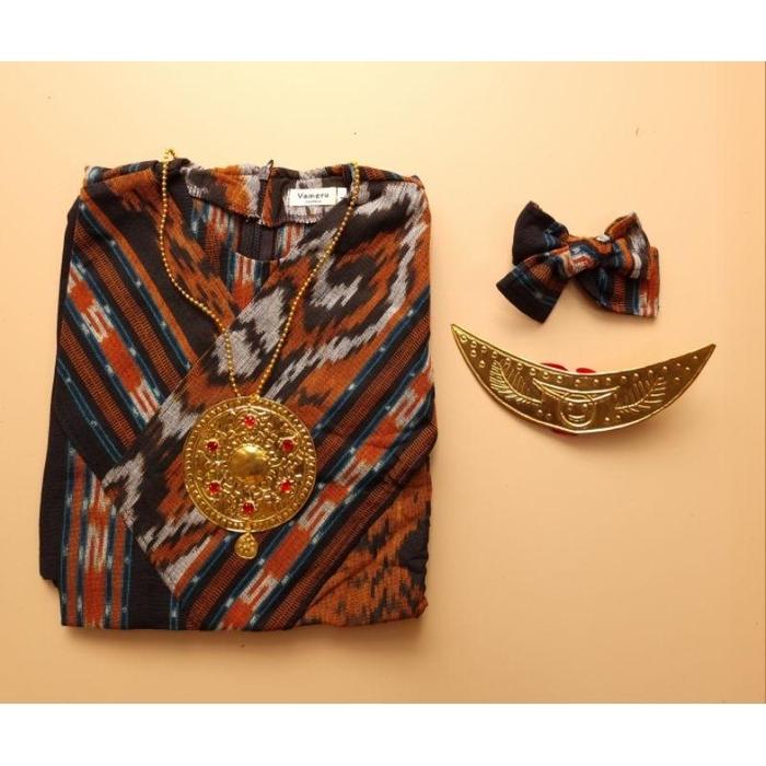 Gambar Baju Adat Anak Rote Ntt Nusa Tenggara Timur Dress Tenun - Motif 1, M dari griceoid undefined Tokopedia