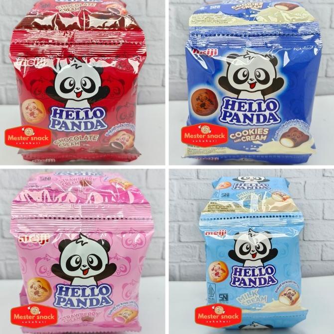 Gambar Hello Panda Renceng 10 gram (1 pack isi 10 pcs) - Strawberi dari Astor ofc undefined Tokopedia