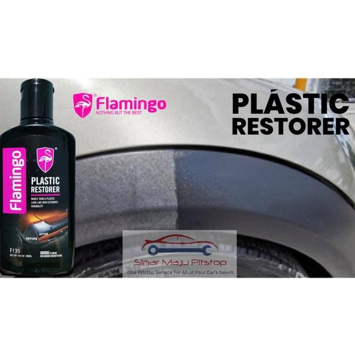Gambar [New] FLAMINGO PLASTIC & TRIM RESTORER 300 ml FORLATED IN USA - Cairan Wax Perawatan & Pengkilat Trim Mobil dari tokotitin2333 undefined Tokopedia