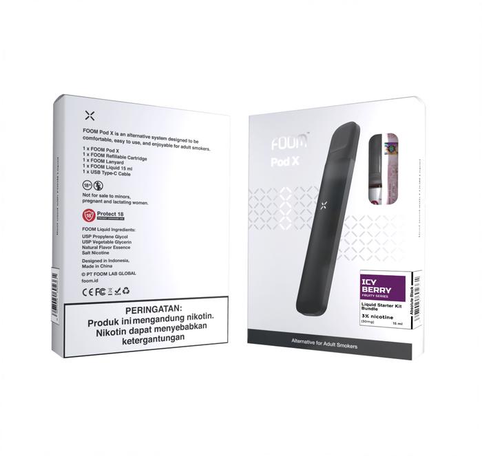 Gambar FOOM BUNDLING LIQUID 15ML - ABSOLUTE BLACK - ICY BERRY dari FOOM Store 23 Paskal Bandung undefined Tokopedia