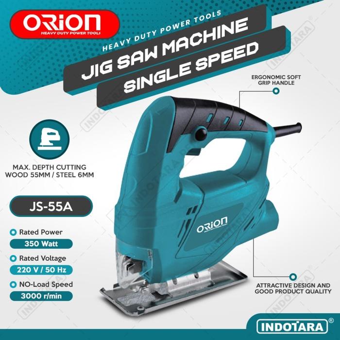 Gambar Mesin Gergaji kayu / Jig Saw Machine Orion JS-55B - JS-55A dari PT. Indotara Persada undefined Tokopedia