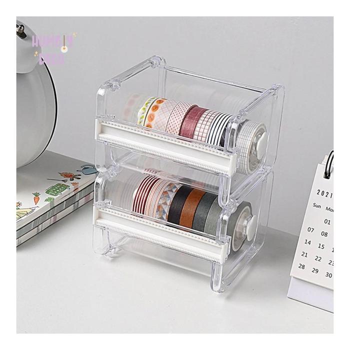 Gambar Korean Aesthetic Clear Washi Tape Dispeer Masking Office Stationery Supply | Dispeer Selotip Washi Tape dari kolidasad undefined Tokopedia