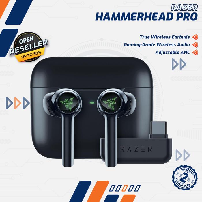 Promo Razer Hammerhead Pro HyperSpeed True Wireless Gaming
