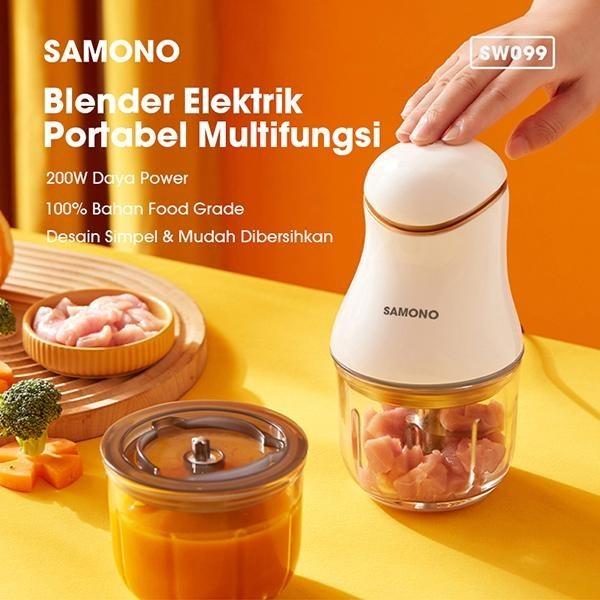 Gambar SAMONO Mini Food Processor Chopper 300 ml SW099 SW-099 - SW-099 Pink dari amac electronic store undefined Tokopedia