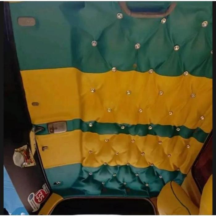 Gambar Plafon Mobil Truk Model Sofa - Hijau kuning, Ragasa dari kuryatitoko undefined Tokopedia