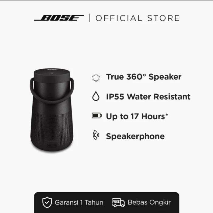 Gambar Bose SoundLink Revolve Plus II Portable Bluetooth Speaker | Bose SoundLink Revolve+ 2 Revolve Plus 2 Bose Bluetooth Speaker - Triple Black dari SUMBER AUDIO BANDUNG undefined Tokopedia