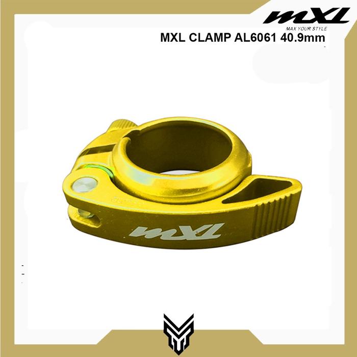 Gambar MXL Seatclamp Sepeda Lipat 40.9mm Alloy QR Quick Release Seat Clamp - Gold dari MXL Sports Indonesia Kota Administrasi Jakarta Selatan Tokopedia