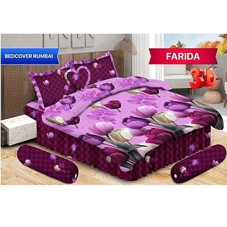Gambar BONITA Bed Cover Set Rumbai Sprei Termurah King Size Uk.180x200 cm - Farida dari Bonita Store Bekasi undefined Tokopedia
