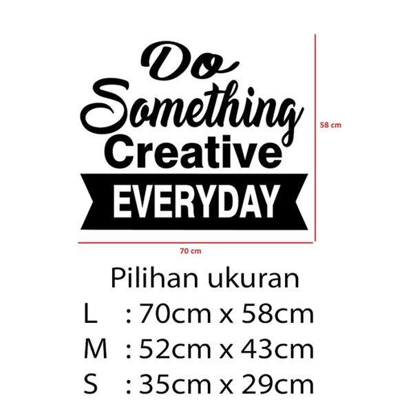 Gambar Stiker Dekorasi Unik Kata Kata Motivasi Quotes Office Home Decor Kaca Kantor Kafe Hiasan Dinding Cafe Rumah Wall Custom Sticker Creative Everyday - L dari storejennifer undefined Tokopedia