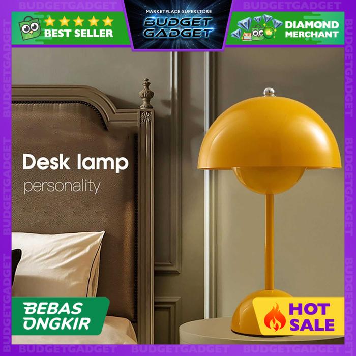 Jual TaffLED Lampu Meja Cafe Restoran Hias LED Retro Vintage Mushroom ...