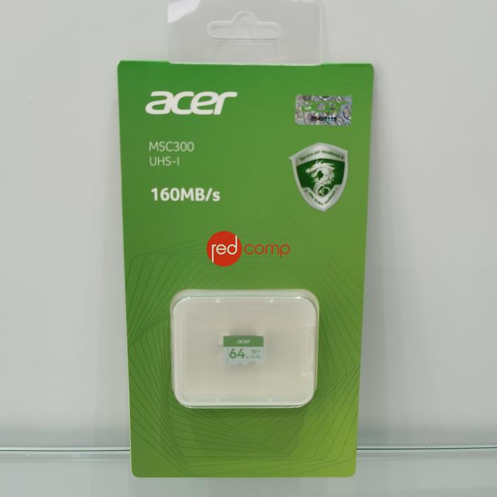 Gambar ACER Micro SD MSC300 U3 V30 UHS-I 4K A2 MicroSD 160 MB/s - 64 GB dari Redcomp Kota Administrasi Jakarta Pusat Tokopedia