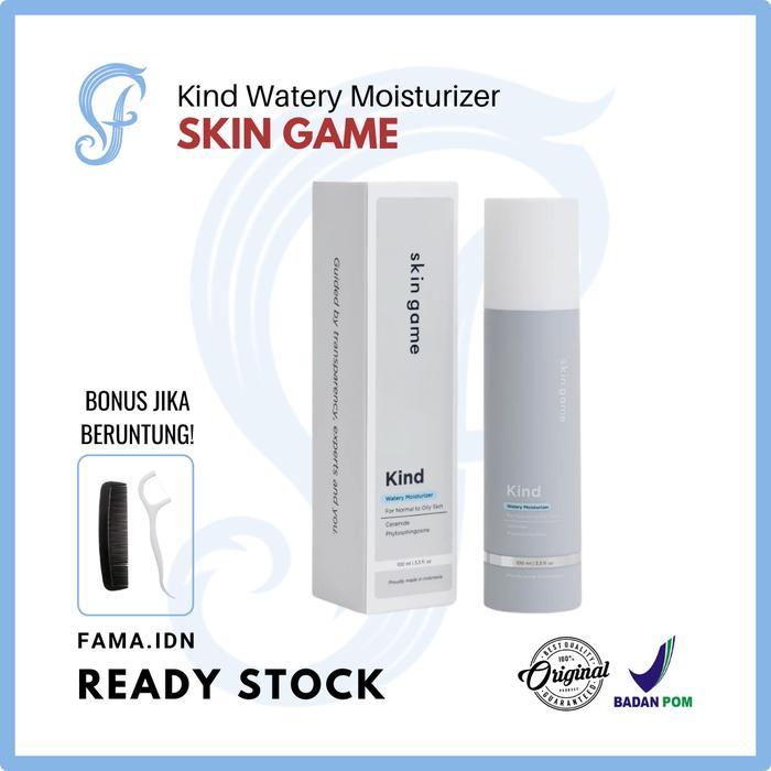 Gambar SKIN GAME Kind Watery Moisturizer Pelembab Wajah 100 ML - 30 ML dari fama.idn undefined Tokopedia