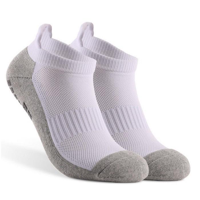 Gambar Performance Socks Grip Low Sports Kaos Kaki Olahraga Anti Slip Basket Futsal Badminton Tennis Gym White - Putih dari Bon Magasin undefined Tokopedia