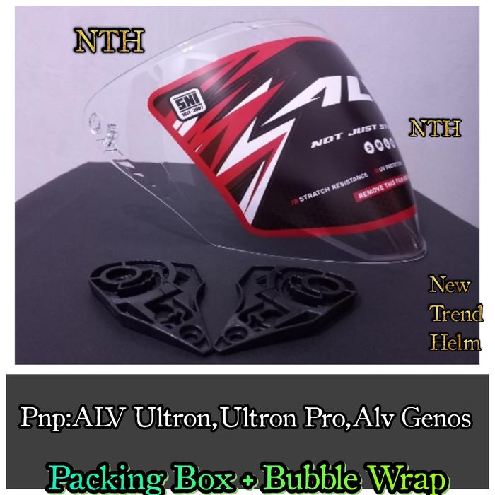 Gambar Kaca Helm ALV Ultron Alv ultron Pro Genos Original dan Rachet - Hitam dari New Trend Helm undefined Tokopedia