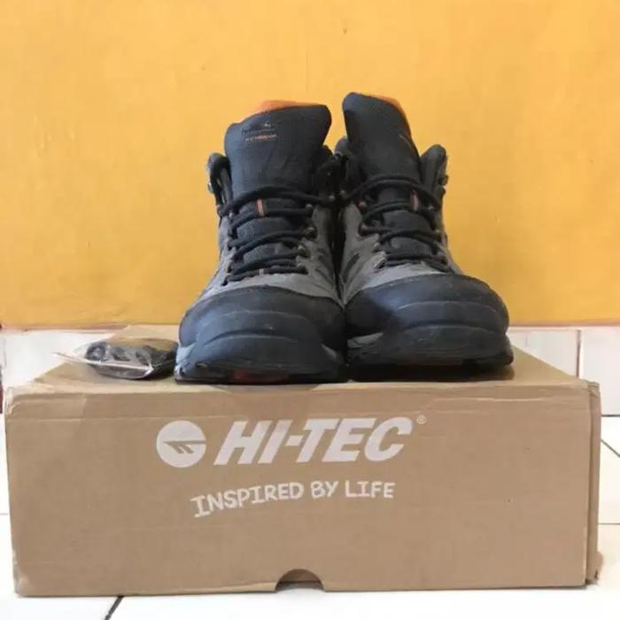 Gambar HI-TEC BANDERA II WP Charcoal/graphite Sepatu Gunung Hiking Shoes Murah not The North Face/Columbia/Hoka/Asics dari Hakusu undefined Tokopedia
