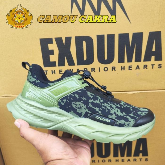 Gambar SEPATU EXDUMA CAMOU CAKRA SOL BARU 2024 - Camou Cakra, 42 dari DUKOPS TACTICAL STORE undefined Tokopedia