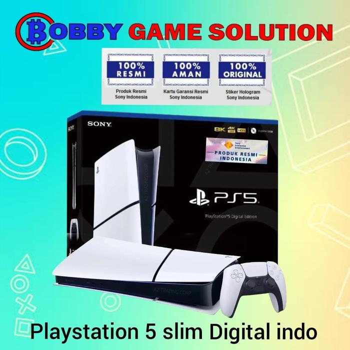 Gambar Ps5 ps5 slim Disc Digital console Sony playstation - SLIM DIGTL INDO dari Bobby Games Olshop undefined Tokopedia