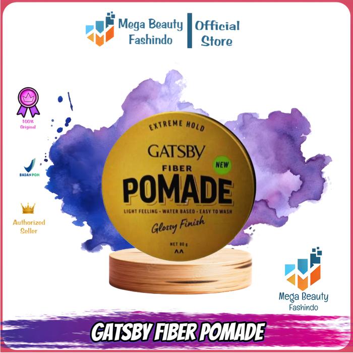 Gambar Gatsby Fiber Extreme Hold Series Clay | Pomade 80gr - Pomade dari Mega Beauty Fashindo undefined Tokopedia