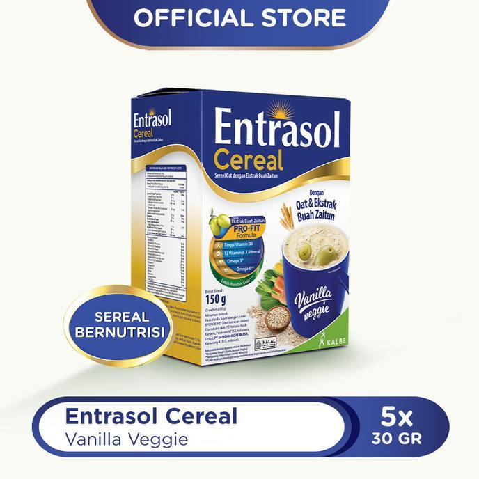 Gambar READY!! ENTRASOL CEREAL VANILLA VEGGIE (5 Sachet @30gr) dari Goyang Inulita undefined Tokopedia