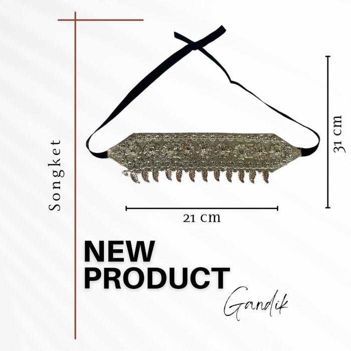 Gambar Songket PaSH - Gandek Khas Palembang - Silver dari Songket PaSH Official Store undefined Tokopedia