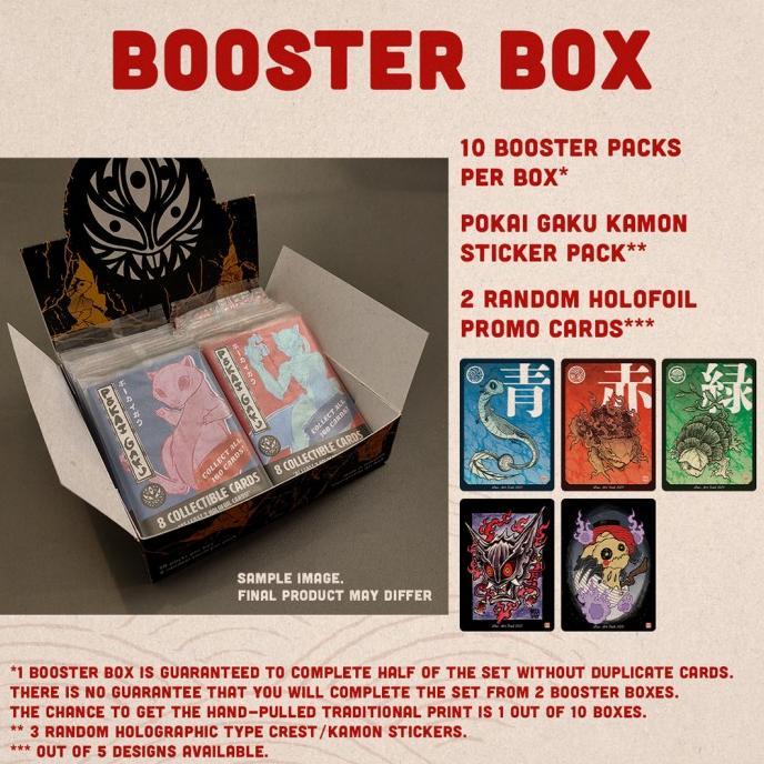 Pokai Gaku Collectible Cards - Booster Box | Indo4ward
