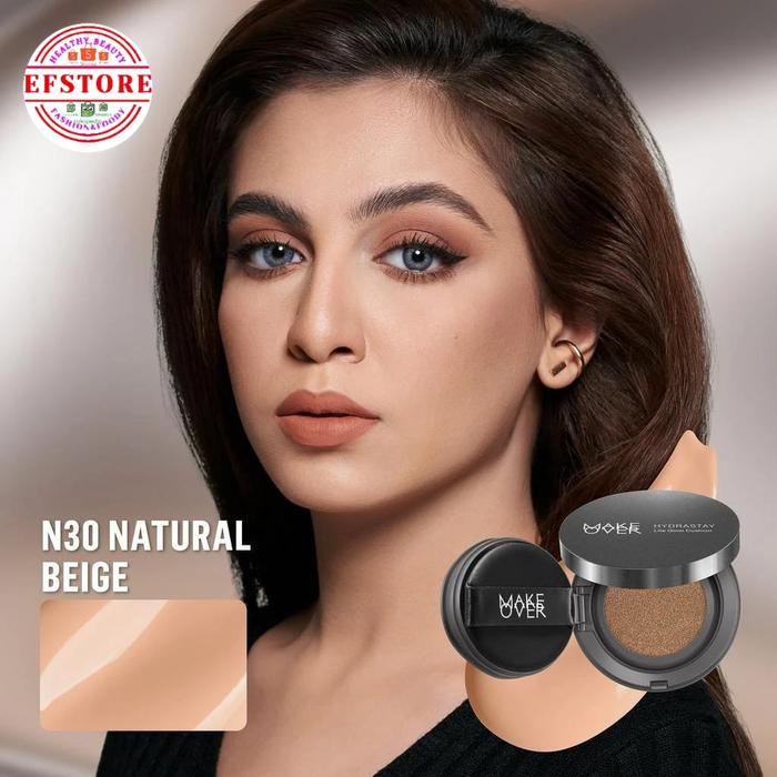 Gambar MAKE OVER Powerstay Demi Matte Cover Cushion | Hydrastay Lite Glow Cushion - Cushion Series - N30 NATURAL BEI, LITE GLOW dari EF STORE BEAUTY undefined Tokopedia