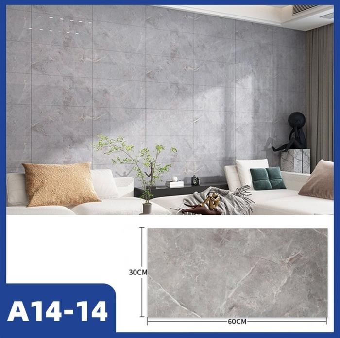 Gambar Wallpaper Stiker Dinding 3D Anti Minyak Motif Marmer Vinyl Marbel - A14-14 dari Stiker Kaca & Lemari One Shop undefined Tokopedia
