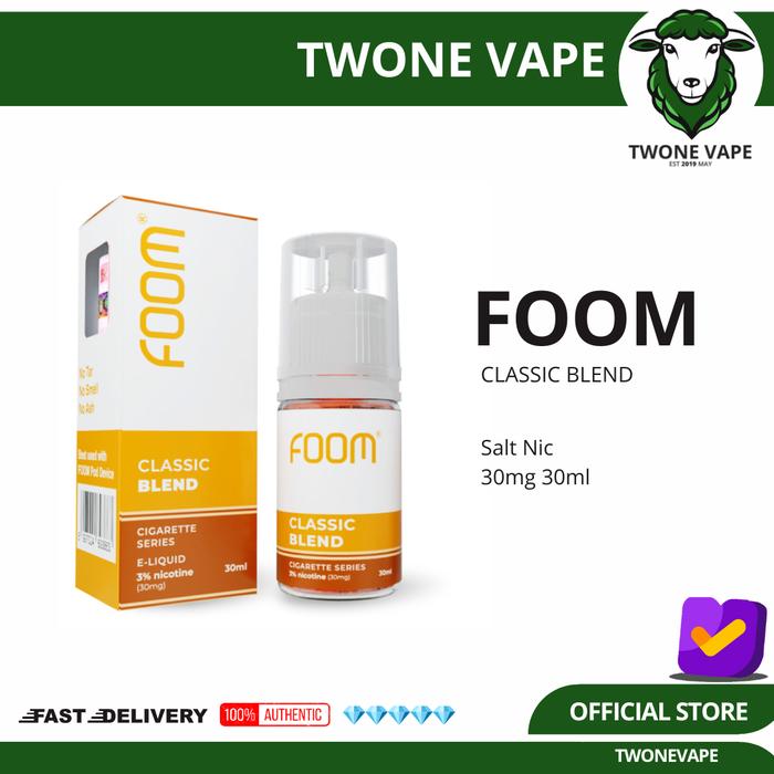 Gambar Foom Classic Blend Salt Nic 30MG 30ML - FOOM CLASSIC dari Twoneofficial undefined Tokopedia