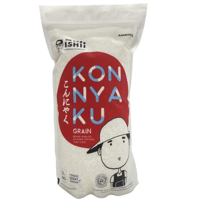 Gambar Beras shirataki 1kg 1000gr 1 kg - Konnyaku rice shirataki rice Food Porang - 1 Kg dari YMR SHOP NEW undefined Tokopedia
