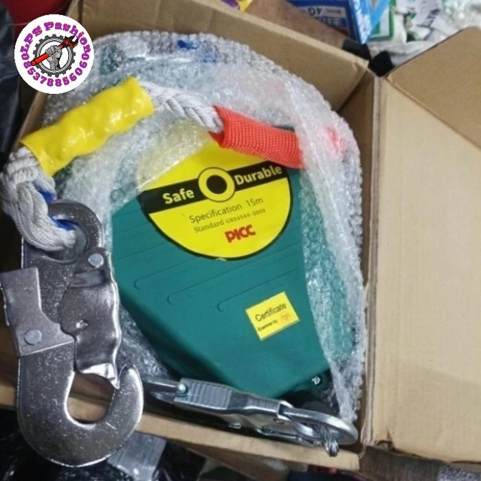 Gambar Fall arrester Wire Rope Safety Equipment Falling Potector 10 Meter dari LPS Pashion undefined Tokopedia