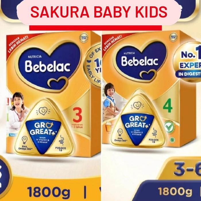 Gambar Bebelac 3/ 4 Bebelove 1/ 2 Kemasan 1800 gram Madu/ Vanila - B4 Vanila dari Grosiran_Murah_SBY undefined Tokopedia