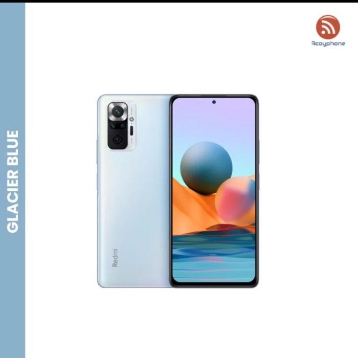 Gambar HP XIAOMI REDMI NOTE 10 PRO 8/128 GB - REDMI NOTE 10 PRO 8 + 128 GARANSI RESMI - BLUE - Glacier Blue dari Gadget Gala×y undefined Tokopedia