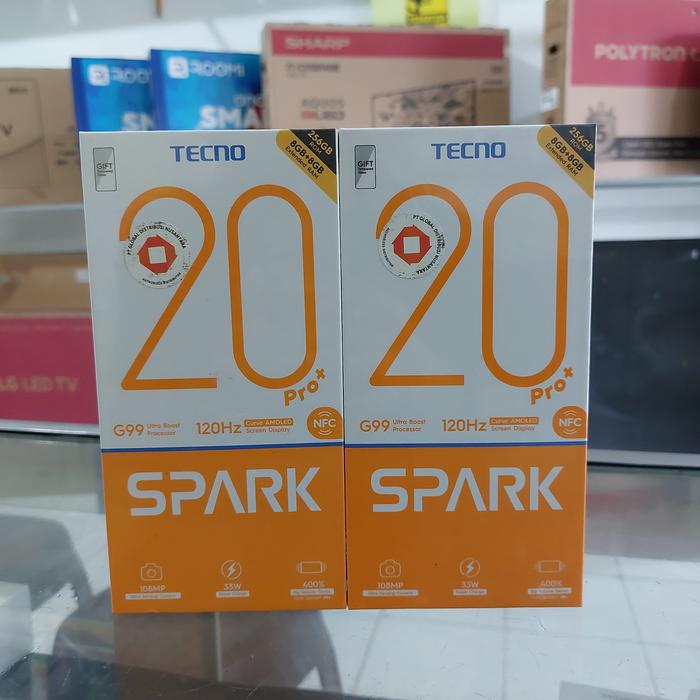 Gambar TECNO SPARK 20 PRO PLUS 8/256GB GARANSI RESMI ORIGINAL 100% dari LEGUNDI PHONE CELL undefined Tokopedia