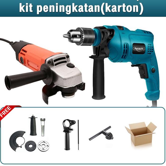 Gambar Mesin Gerinda Tangan Dan Mesin Bor Listrik-1M Mailtank-Power Tools-Paket Bor Dan Gerinda-Mesin Bor Listrik Bor Gerinda-Set Gerinda Dan Bor- Mesin Gerinda Tangan Paket Bor - Upgraded set dari KYUZU SHOP undefined Tokopedia