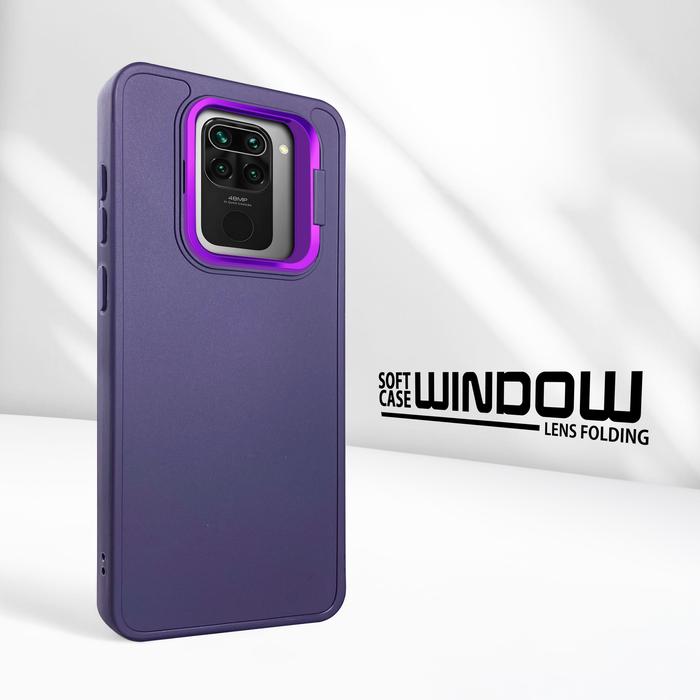 Gambar Xiaomi Redmi Note 9 Case Softcase FOLDING WINDOW MACARON Case Casing Hp Redmi Note 9 - Ungu dari Drawacc undefined Tokopedia