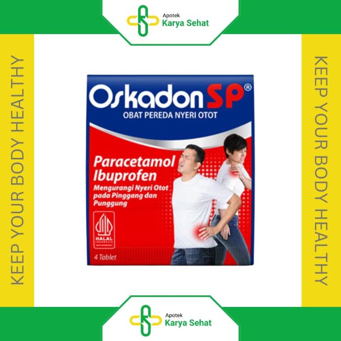 Gambar OSKADON SP TABLET 1 STRIP ISI 4 TABLET dari Apotek Karya Sehat undefined Tokopedia