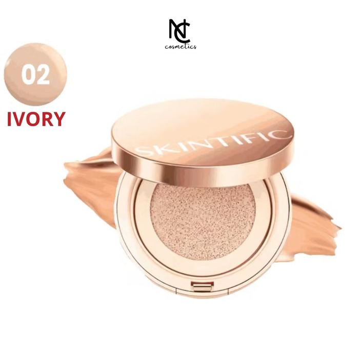 Gambar SKINTIFIC - Cover All Perfect Cushion 11ml | Cushion Foundation Concealer Primer Skin Tint Foundation - ivory dari NC COSMETICS undefined Tokopedia
