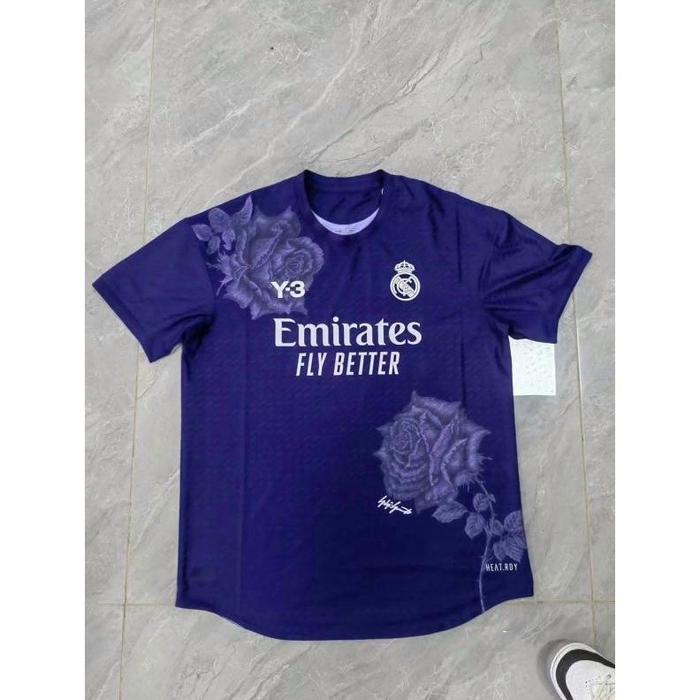 Gambar Promo Kilat Jersey Real Madrid Y-3 Yamamoto 2024 2025 Pakaian Olahraga Sepak Bola Jersey Bola Fans Ungu - Y-3 PURPLE, S dari peralatanprimamall undefined Tokopedia