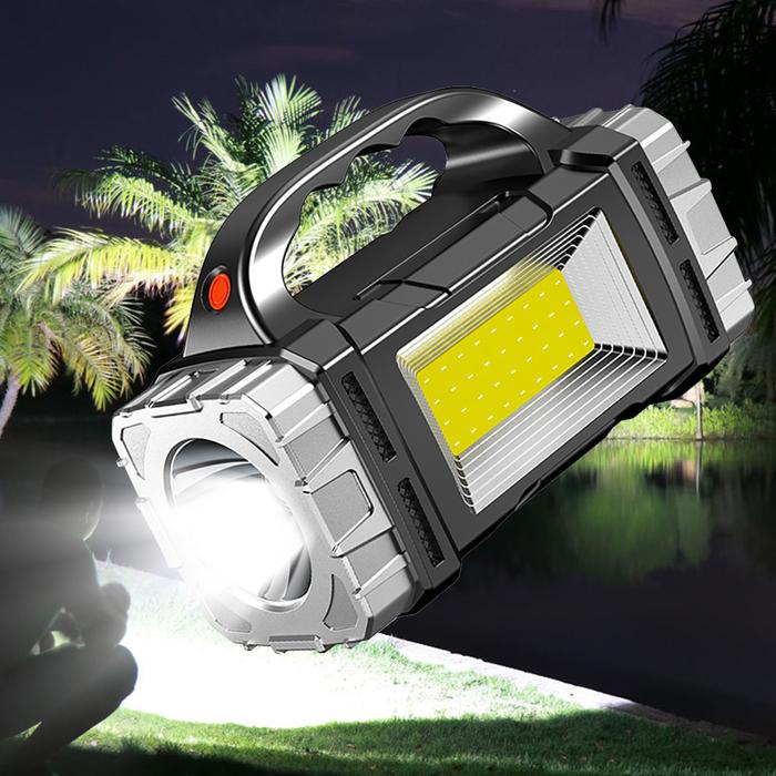 Gambar J Y 2 2 8 9 Senter Camping Lampu LED COB Solar Power Bank Rechargeable dari Listrik 9A undefined Tokopedia