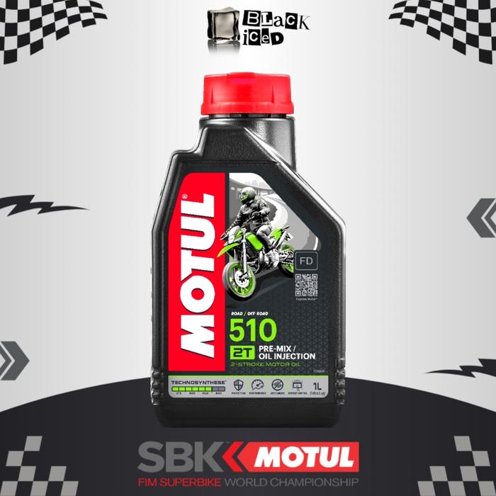 Gambar Motul 510 Powerlube 2T 1 Lt Oli Samping Motor - OLI 510 dari BLack Iced undefined Tokopedia