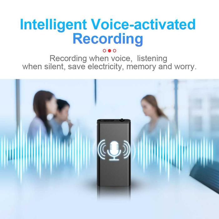 Gambar ALAT REKAM SUARA AUDIO VOICE RECORDER DIGITAL MINI PORTABLE PEREKAM SUARA HYPERBOLIC - 8GB HD NOICE dari ODY-STORE undefined Tokopedia