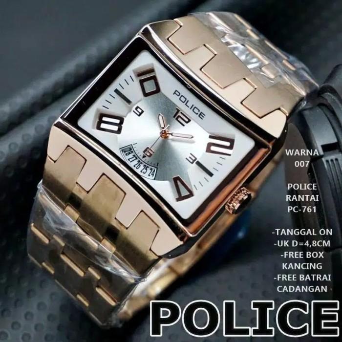 Gambar JAM TANGAN PRIA POLICE DIEMENSION SUPER MEWAH DAN ELEGAN WARNA PILIHAN - SILVER PLAT PUTIH - No.08 dari Grosir.Pratama undefined Tokopedia