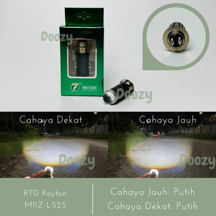 Gambar Lampu Utama Socket H6 RTD Rayton Tipe M11Z - LS25 Cahaya Cutt Off Plus Senja Kipas Pendingin Lampu Tembak Sorot Putih Kuning berkualitas - PUTIH - PUTIH, RGB dari Deruyan undefined Tokopedia
