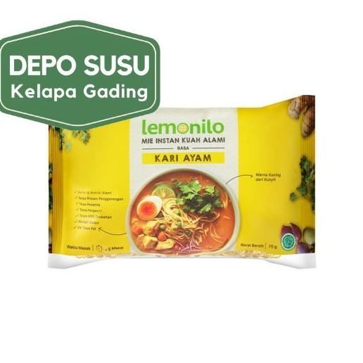 Gambar READY!! Lemonilo Mie Instant Sehat Non MSG | Goreng / Kari / Ayam Bawang - Kari Ayam dari Goyang Inulita undefined Tokopedia