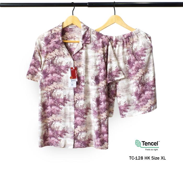 Gambar GREET NIGHT WEAR - Baju Tidur TENCEL Modal  Pendek - Pendek H XL Mix (2) - TC-128 dari greetnightwear undefined Tokopedia