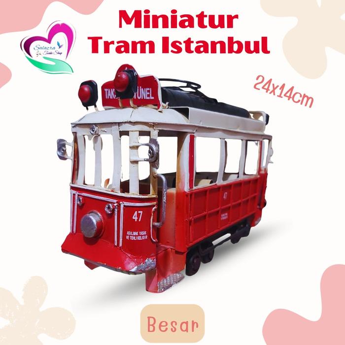 Gambar MINIATUR TRAM ISTANBUL | SOUVENIR TURKI TRAM ISTANBUL | PAJANGAN MINIATUR TRAM ISTANBUL - Besar dari Salazra Turki undefined Tokopedia