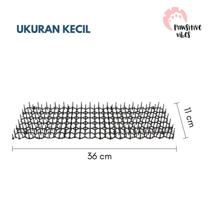 Gambar Matras Pengusir Kucing - Cat Repellent Mat - Matras Paku Anti Kucing - S (13x49cm) dari Pawsitive Official undefined Tokopedia