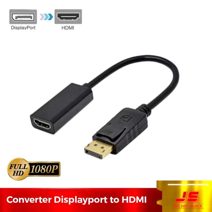 Gambar DISPLAYPORT TO HDMI FEMALE /DP to HDMI CONVERTER dari JAYASAKTI BLOK M undefined Tokopedia